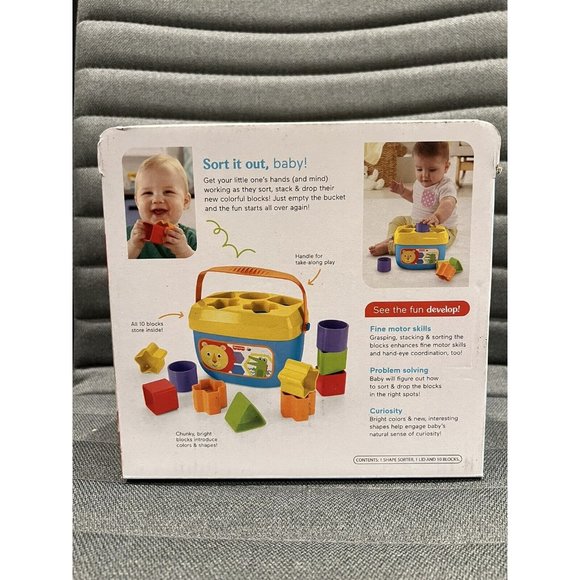 Fisher Price Babys First Blocks Educational Shape Learn Sort Problem Solving Toy - Picture 2 of 8
